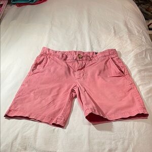 Vineyard Vines Khaki Breaker shorts 28  Pink Chino Trousers Preppy Summer Shorts